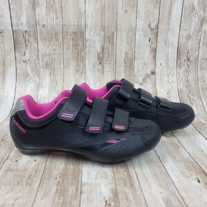 Giro Women's Black and Pink Cycling Shoes